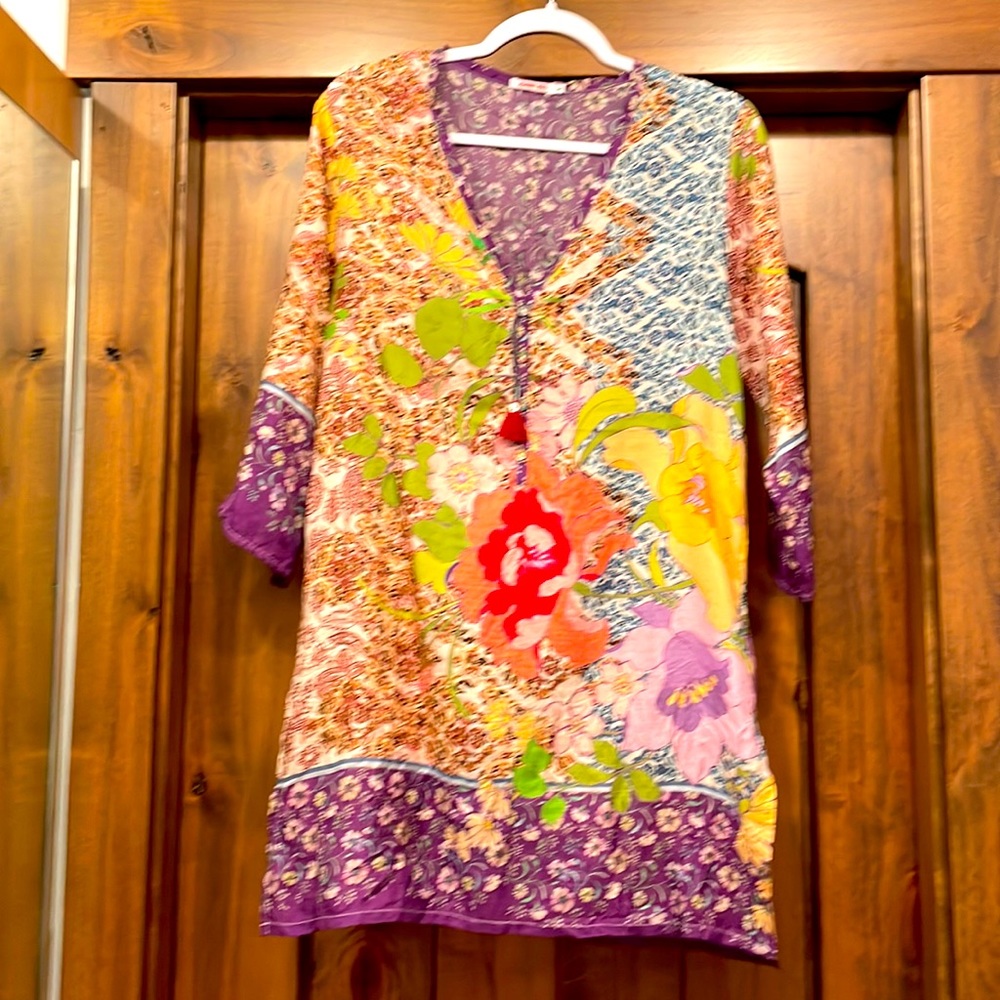 Johnny Was Silk Tunic!